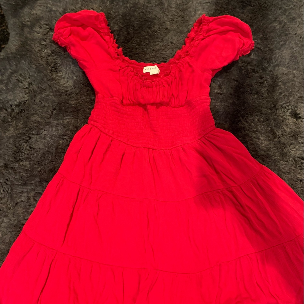 Aeropostale Red Textured Top